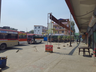 Biratnagar Bus Park In Nepal