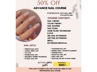 50% Off on Advance Nail Course