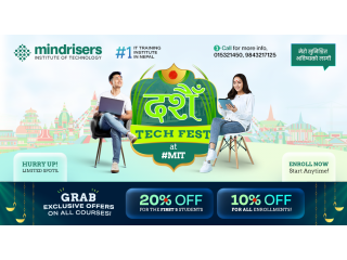 Dashain Tech Fest at Mindrisers Institute of Technology!