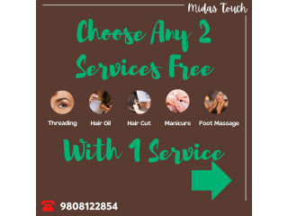 Book 1 Service and Get 2 free is back again !