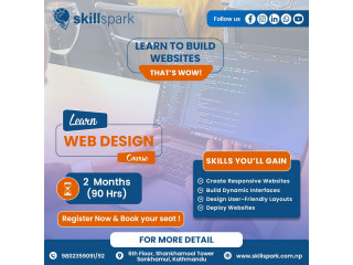 " Ready to create stunning websites? Join our Web Design Course at Skill Spark and unlock your potential!