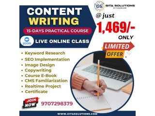 Become a Pro Content Writer in Just 15 Days with GITA Solutions!