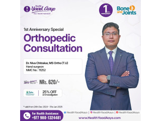 Book an Orthopedic Consultation at Rs 620!