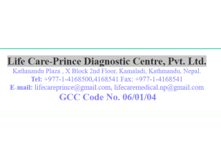 Life Care-Prince Diagnostic Centre, Pvt. Ltd.